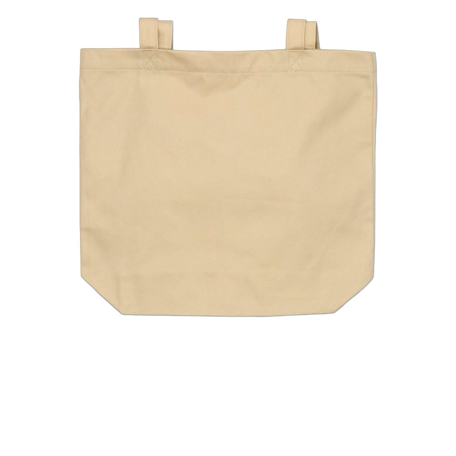 Oyster Organic Cotton Tote Bag - Back